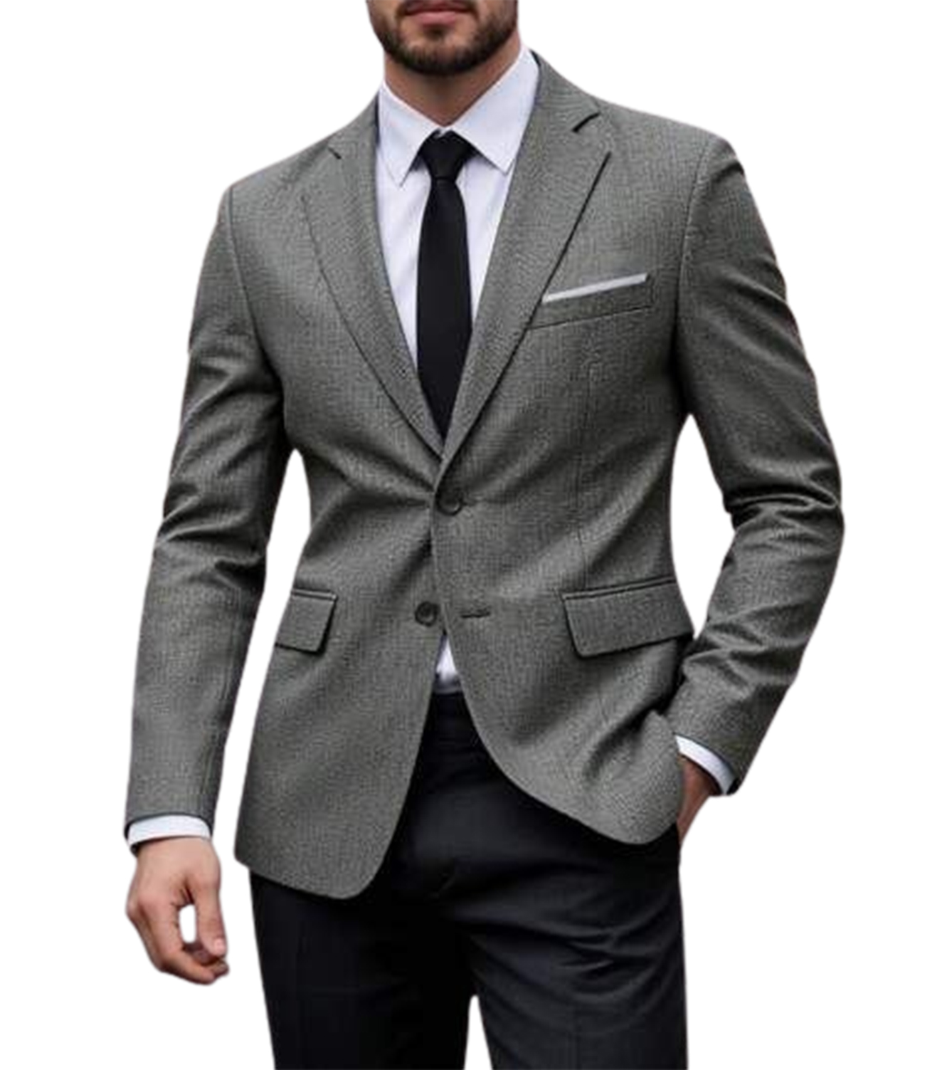 Upcycled Twill Sports Coat