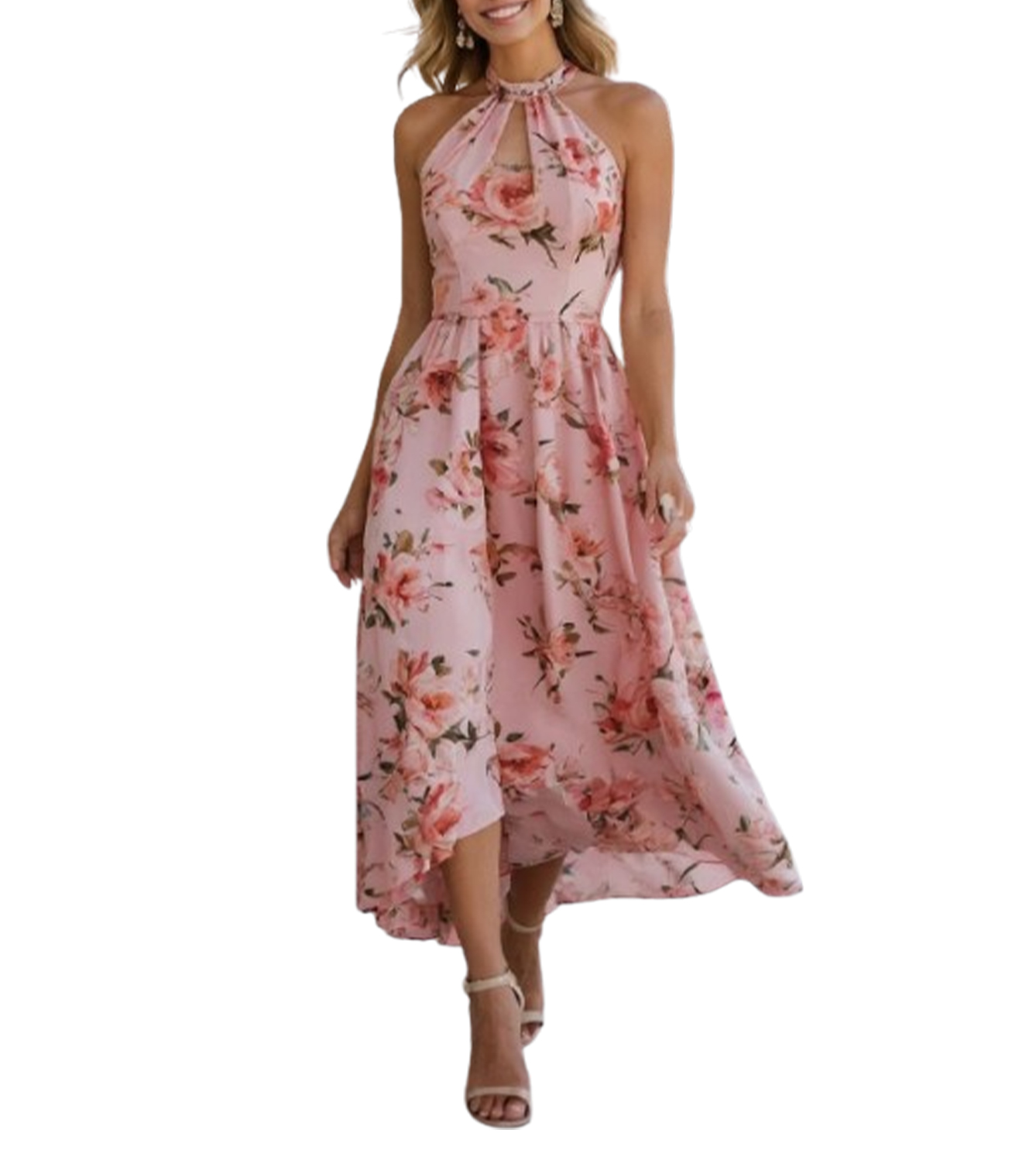  Tencel Wrap Floral Dress